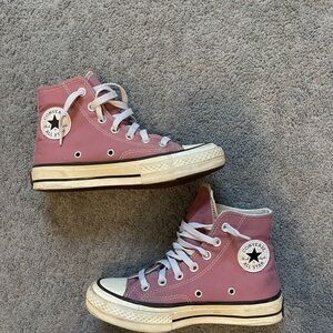 Converse Chuck Taylor High-Top Sneakers - Dusty Pink/ purple